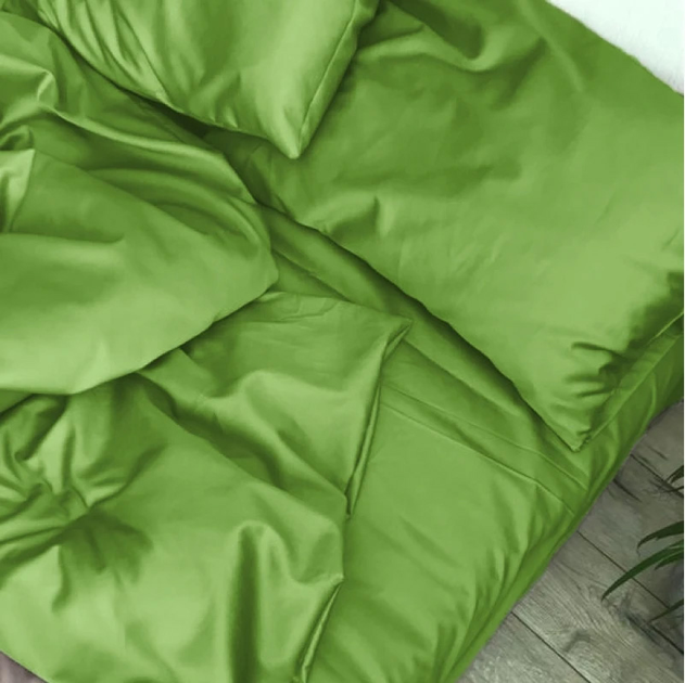 Акція на Простирадло MirSon Satin Light Pro 10-013 Lettuce 110х160 см від Rozetka