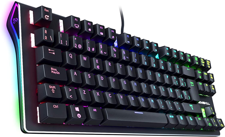 Игровая клавиатура Newskill Serike TKL / Механическая / Outemu Red Switch / RGB подсветка / UKR / Black - изображение 2