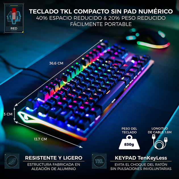 Игровая клавиатура Newskill Serike TKL (UKR) Б/В g1 - изображение 4