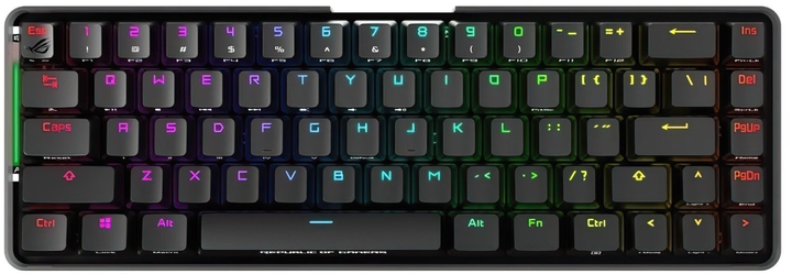 Ігрова бездротова клавіатура ASUS M601 ROG Falchion / Механічна / Cherry MX Red Switch / RGB підсвітка / UKR / Black (90MP01Y0-BKUA00) Б/В g2 - Фото 1 Ігрова бездротова клавіатура ASUS M601 ROG Falchion / Механічна / Cherry MX Red Switch / RGB підсвітка / UKR / Black (90MP01Y0-BKUA00) Б/В g2 - зображення 1