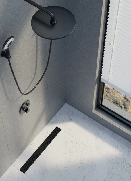 Трап для душа линейный ASG 04P INOX Double Lock 600х70 Black - изображение 2
