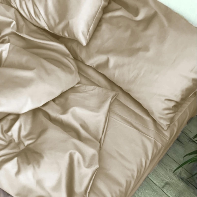 Акція на Простирадло MirSon Satin Light Pro 10-016 Creamy 150х220 см від Rozetka