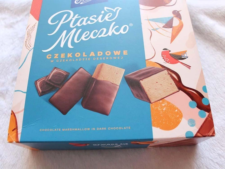 Птичье молоко конфеты шоколадные Ptasie Mleszko Czekoladowe E. Wedel 360 г - Фото 5 Птичье молоко конфеты шоколадные Ptasie Mleszko Czekoladowe E. Wedel 360 г - изображение 5