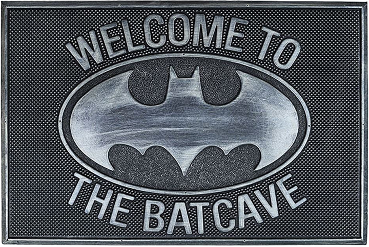 Wycieraczka pod drzwi Pyramid Batman Welcome to the Batcave 60 x 40 (5050293854847) - obraz 1