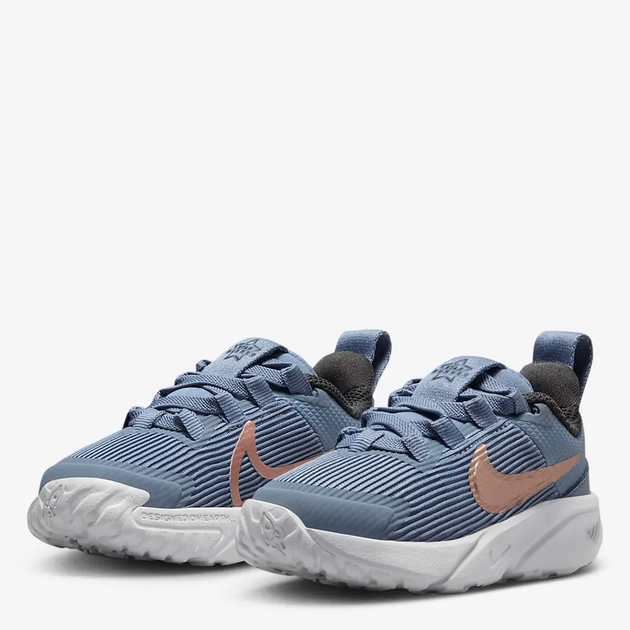 Детские кроссовки для мальчика Nike Star Runner 4 Nn (Td) DX7616-405 25 (8C) Голубые (197601388108) - Фото 2 Детские кроссовки для мальчика Nike Star Runner 4 Nn (Td) DX7616-405 25 (8C) Голубые (197601388108) - изображение 2