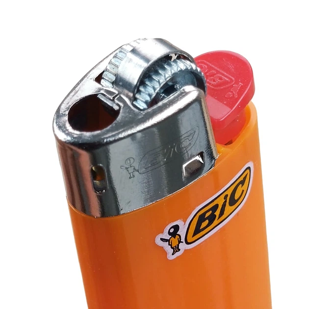 Зажигалка карманная пьезо Bic Slim J23 цветная – фото, отзывы