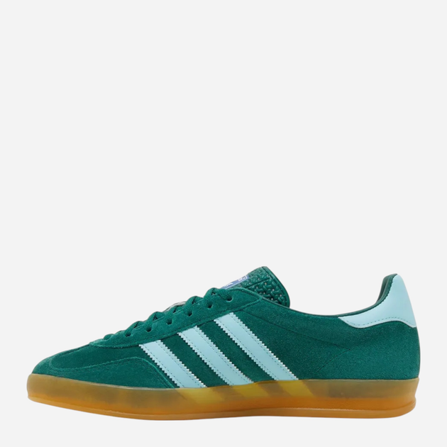 Чоловічі кеди низькі adidas Originals Gazelle Indoor IG9979 45.5 Темно-зелені (4066751278835) - зображення 3