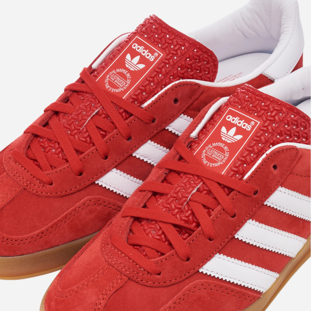 Sneakersy męskie do kostki adidas Originals Gazelle Indoor H06261 46.5 Czerwone (4066746178362) - obraz 7
