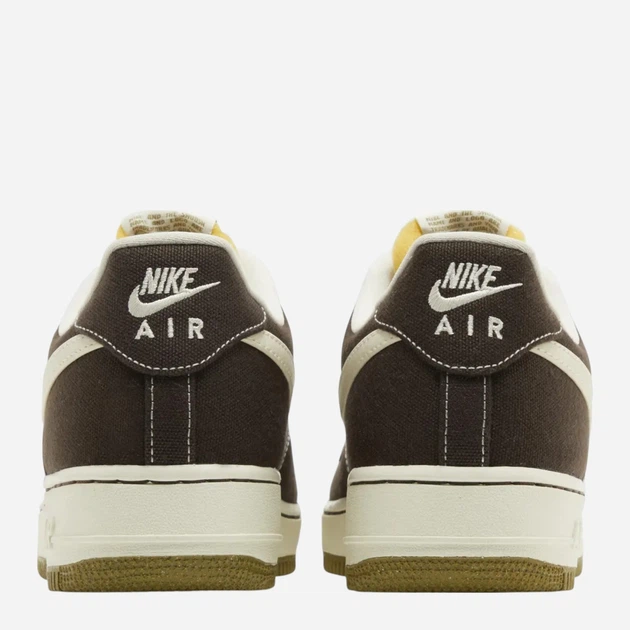 Чоловічі кеди низькі Nike Air Force 1 '07 CI9349-201 44.5 Коричневі (196976564292) - зображення 4