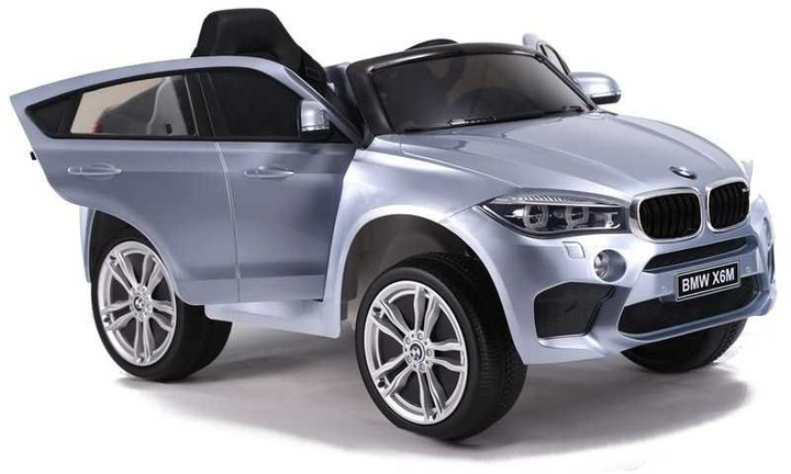 Samochód elektryczny Leantoys BMW X6 Lakierowany Srebrzysty (5902808157601) - obraz 2