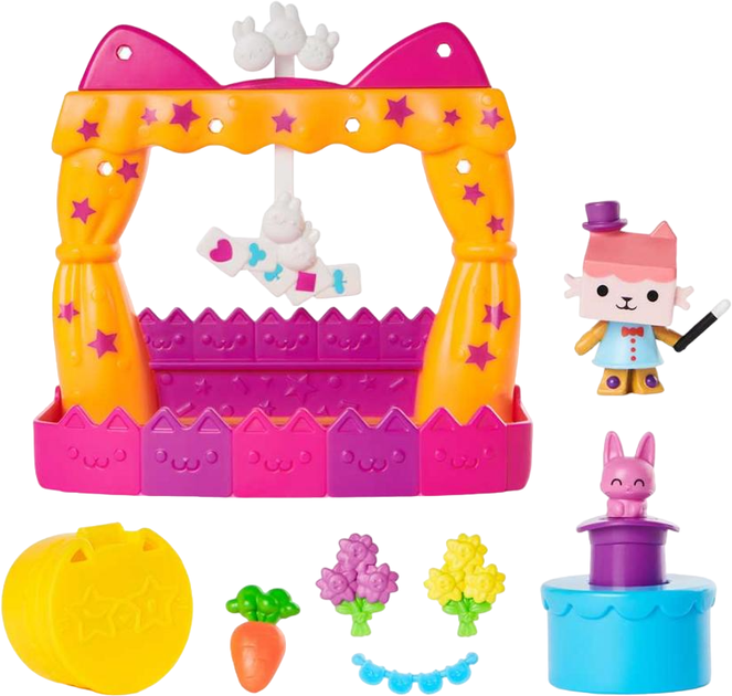 Ігровий набір Gabby's Dollhouse Котячий будиночок Габбі Балкон для будиночка Талант шоу (0681147039438) - зображення 4