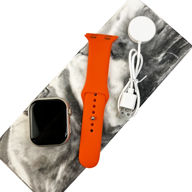 Смарт-годинник BIG S9 Pro Max IP65 Orange (BIGS9POrange) - изображение 5