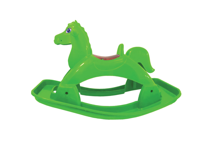 Конячка-гойдалка Музична Doloni Toys Зелена (152713)
