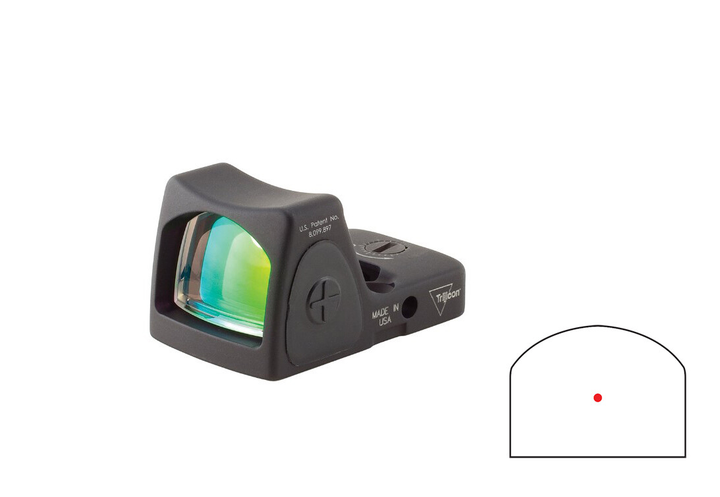 Приціл коліматорний Trijicon RMR Type 2 Red Dot Sight 3.25 MOA Red Dot, Adjustable - зображення 1