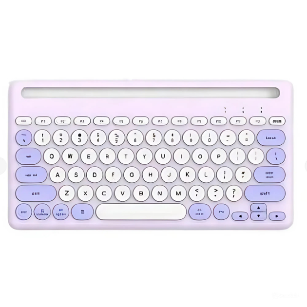 Клавиатура беспроводная JEQANG JB-333 dual-model charging, Violet - изображение 3