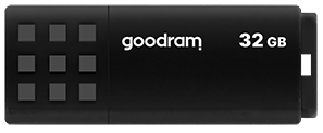 Флеш накопичувач USB 32Gb Goodram UME3, Black, USB 3.2 Gen 1, до 60/20 МБ/с (UME3-0320K0R11) - зображення 3