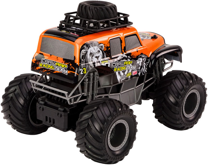 Samochód terenowy zdalnie sterowany LEAN Toys 1:16 Pomarańczowy (5905991007036) - obraz 4