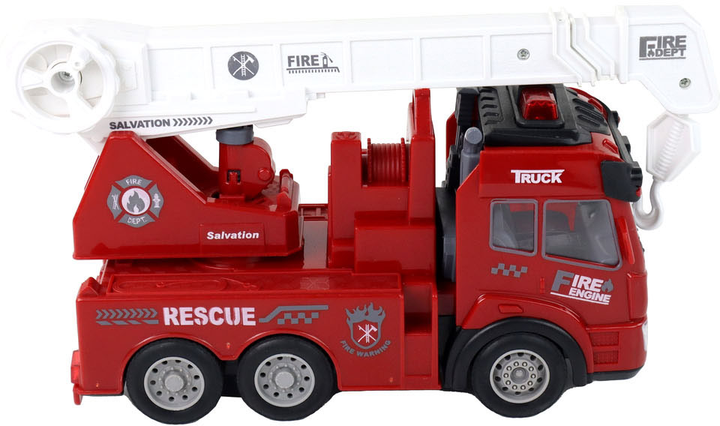 Пожежна машина на радіокеруванні LEAN Toys з регульованим краном (5905884455227) - зображення 4
