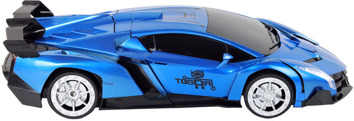 Samochód robot transformer zdalnie sterowany LEAN Toys 1:10 Niebieski (5905884459980) - obraz 3