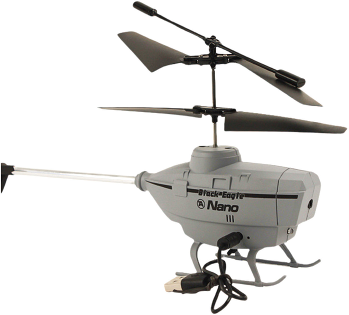 Helikopter zdalnie sterowany Maksik Technologia żyroskopowa Szary (6920179490423) - obraz 4