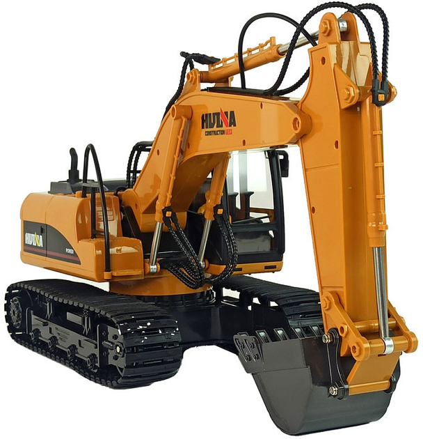 Koparka gąsienicowa zdalnie sterowana LEAN Toys 1:14 Żółty (5905515358248) - obraz 5