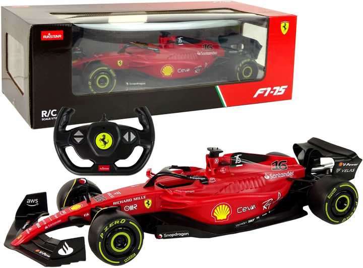 Гоночна машинка на радіокеруванні LEAN Toys Ferrari F1 1:12 Червона (5905515356787) - зображення 2