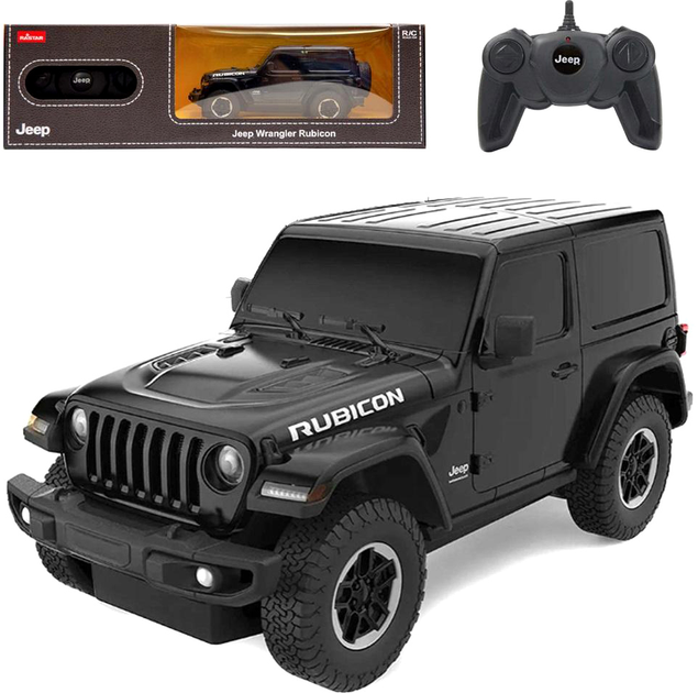 Jeep zdalnie sterowany Rastar Wrangler Rubicon 1:24 (5901384733247) - obraz 1