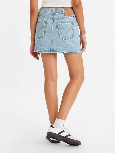 Спідниця джинсова міні літня пряма жіноча Levi's Icon Skirt A4694-0003 26 Front And Center (5401105468347) - зображення 2