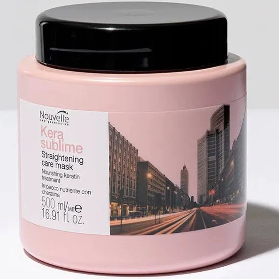 Кератиновая маска для выпрямления волос Nouvelle Kera Sublime Straightening Care Mask 500 мл - Фото 1 Кератиновая маска для выпрямления волос Nouvelle Kera Sublime Straightening Care Mask 500 мл - изображение 1