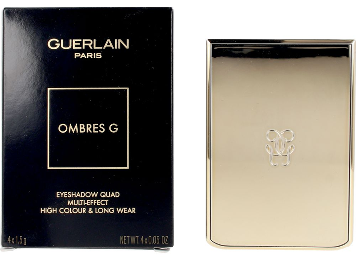 Тени для век Guerlain Ombre G Quad Eyeshadow Palette 258 Wild Nudes 6g - изображение 3