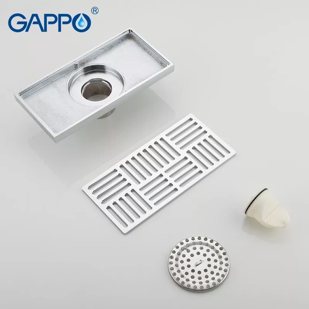Трап для душу Gappo g82050 хром латунь 100х200 мм - изображение 3