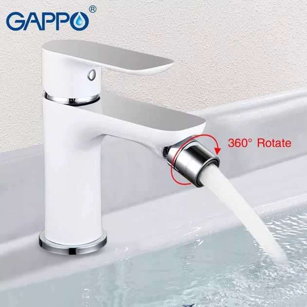 Змішувач для біде GAPPO G5048, білий/хром G5048 - изображение 3