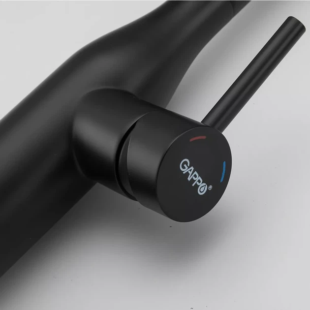 Смеситель для кухни с выдвижным изливом на 2 режима струи GAPPO G4398-46 - изображение 3