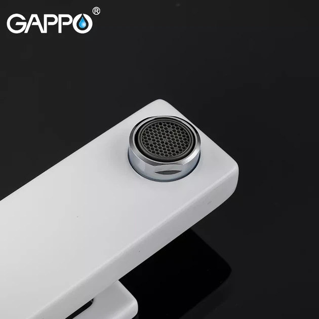 Змішувач для умивальника GAPPO G1017-8, білий/хром G1017-8 - изображение 9