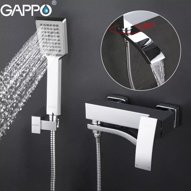 Змішувач для ванни GAPPO G3207, хром G3207 - зображення 7