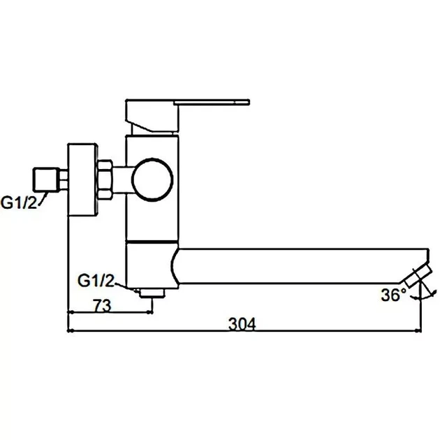 Змішувач для ванни FRAP F32801-6 - зображення 7