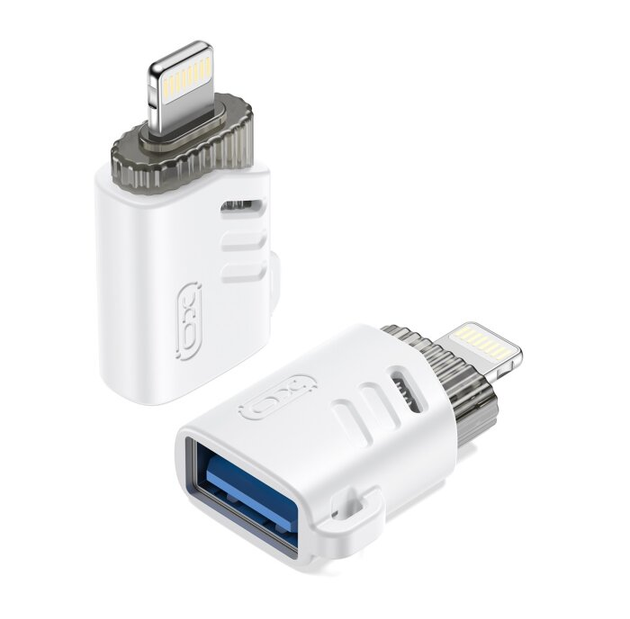 Переходник XO NB256A USB-A female to Lightning adapter White - Фото 1 Переходник XO NB256A USB-A female to Lightning adapter White - изображение 1