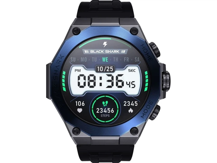 Смарт-часи Xiaomi Black Shark S1 Pro Blue - Фото 1 Смарт-часи Xiaomi Black Shark S1 Pro Blue - зображення 1