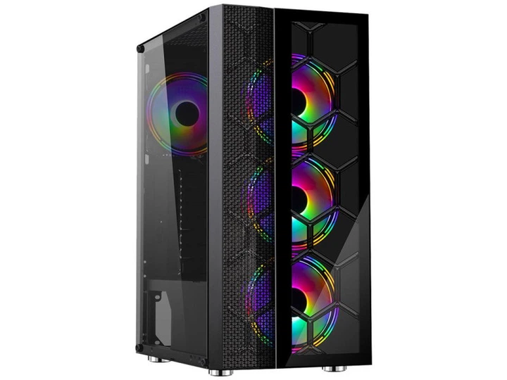 Корпус Frime NUCLEUS BLACK USB 3.0 БЕЗ БП - изображение 3
