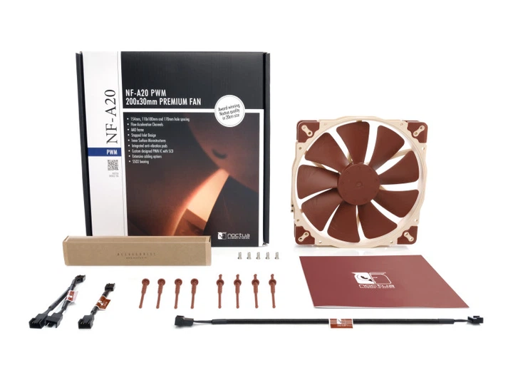 Вентилятор для корпусу Noctua NF-A20 PWM - Фото 2 Вентилятор для корпусу Noctua NF-A20 PWM - изображение 2