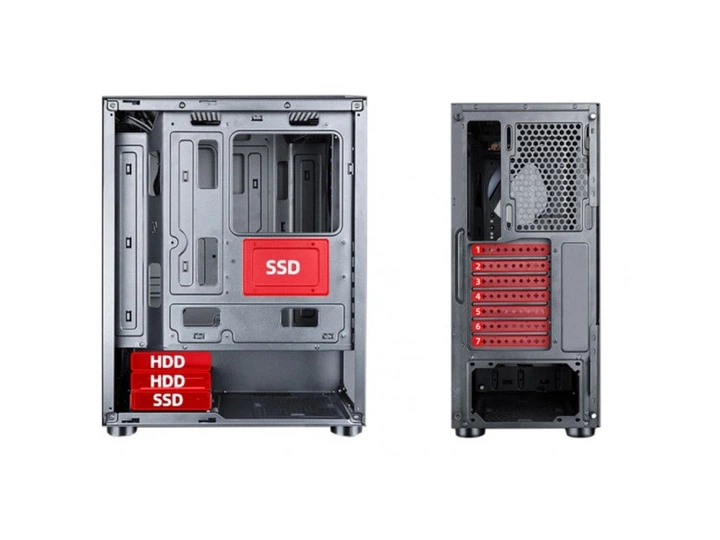 Корпус Golden Field Phantom 5 (1094B) Black без БП - изображение 4