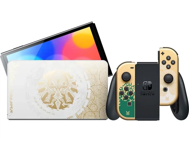 Портативна ігрова приставка Nintendo Switch OLED Model The Legend of Zelda: Tears of the Kingdom Special Edition - изображение 4