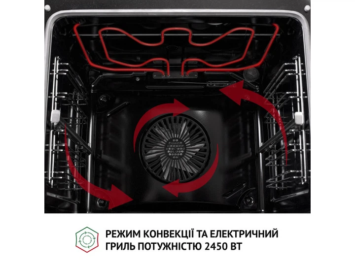 Духовка електрична Perfelli DIAMOND 6D10N BIANCO - изображение 5
