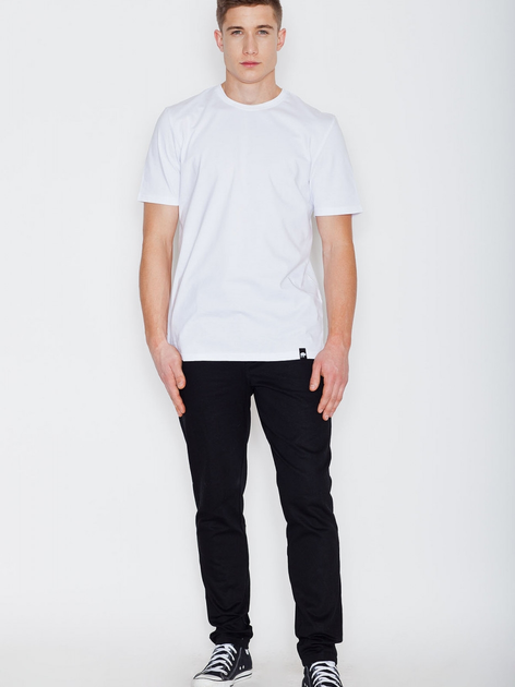 T-shirt męski bawełniany Visent V001 S Biały (5902249103502) - obraz 3