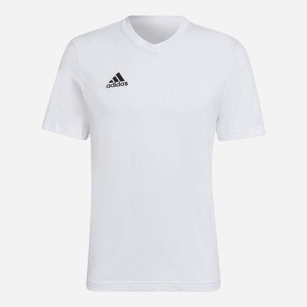 T-shirt męski w serek adidas ENT 22 Tee HC0452 M Biały (4065418933681) - obraz 6