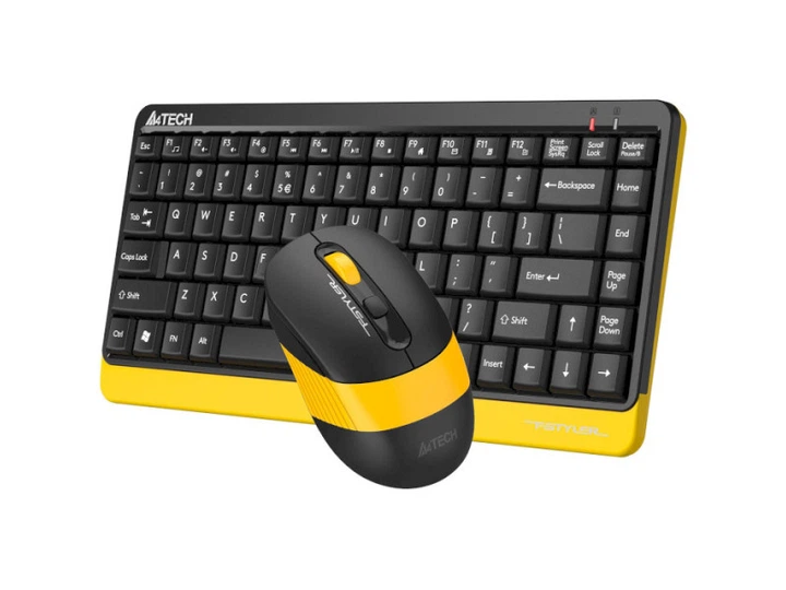 Комплект: клавіатура і миша A4Tech Fstyler FG1110 Bumblebee - изображение 3