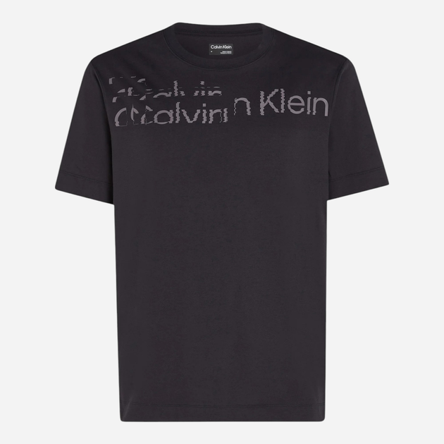 Koszulka męska basic Calvin Klein 00GMF3K141-BAE S Czarna (8720108331982) - obraz 5