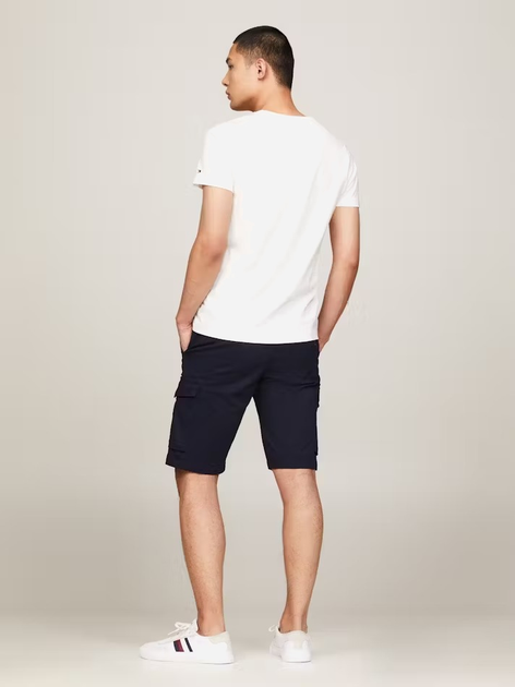 Футболка чоловіча Tommy Hilfiger MW0MW16171-118 M Біла (8720112572845) - зображення 4