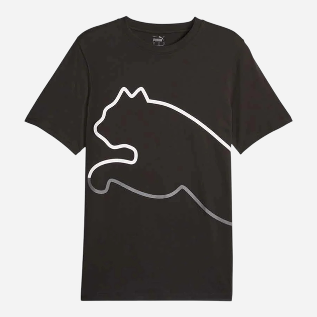 Футболка чоловіча Puma Graphics Big Cat Tee 67627201 M Чорна (4099683791028) - зображення 4