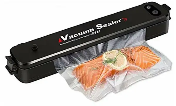 Автоматический вакуумный упаковщик Vacuum Sealer 90W Вакуумное упаковочное оборудование для сохранения свежести Черный - изображение 2